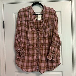 Free People button down